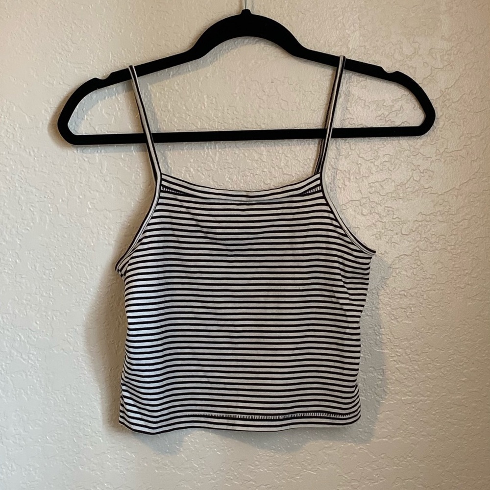 ‘Me to We’ Stripped Crop Top